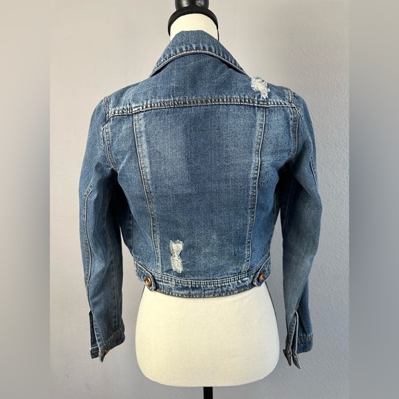 Distressed XS Highway Premium Jean Jacket - Picture 5 of 9